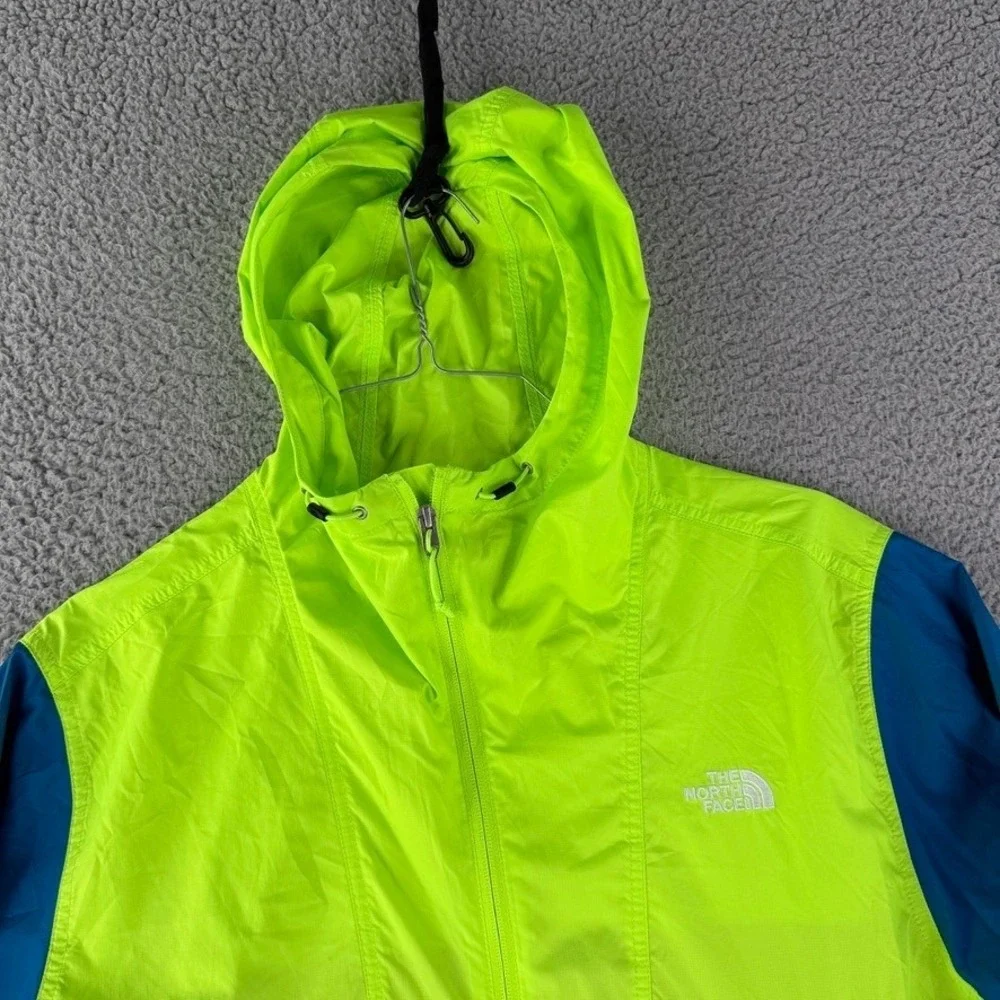 The North Face Cyclone Jacket Men's‎ Large Blue Hooded Colorblock Running